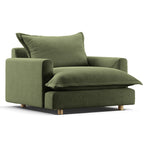 Chloe 1.5 Seater-Olive