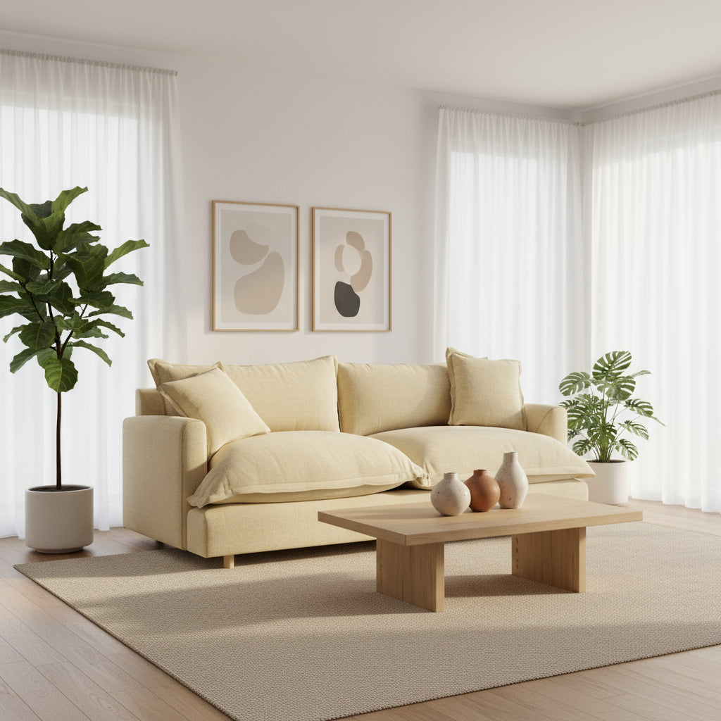 Chloe 2.5 Seater-Honey