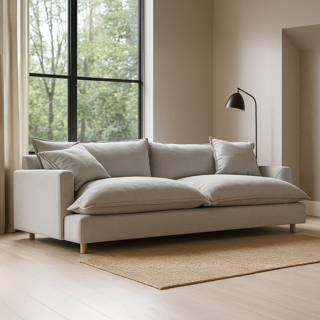 Chloe 3.5 Seater-Alabaster