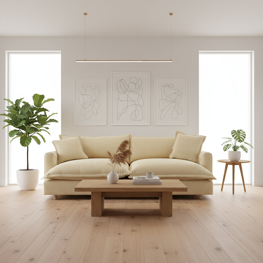 Chloe 3.5 Seater-Honey