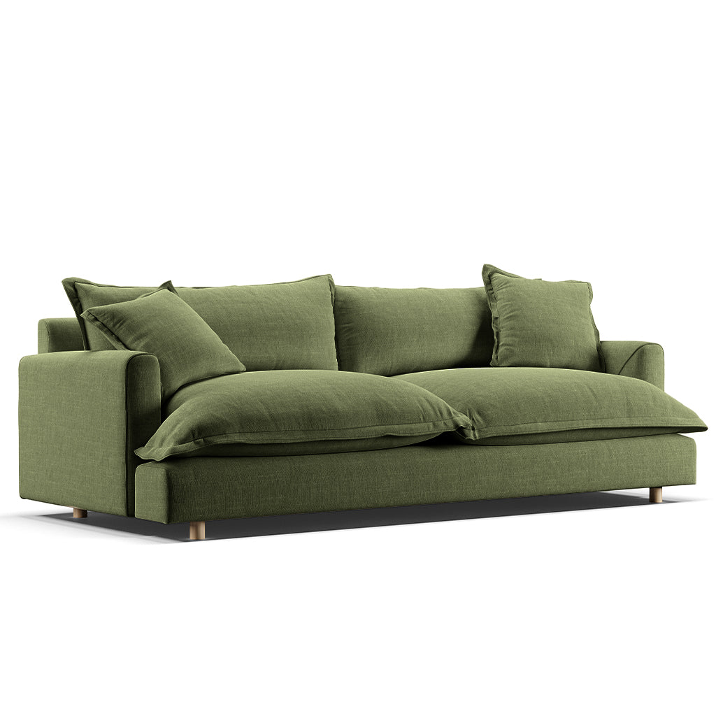 Chloe 3.5 Seater-Olive