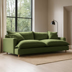 Chloe 3.5 Seater-Olive