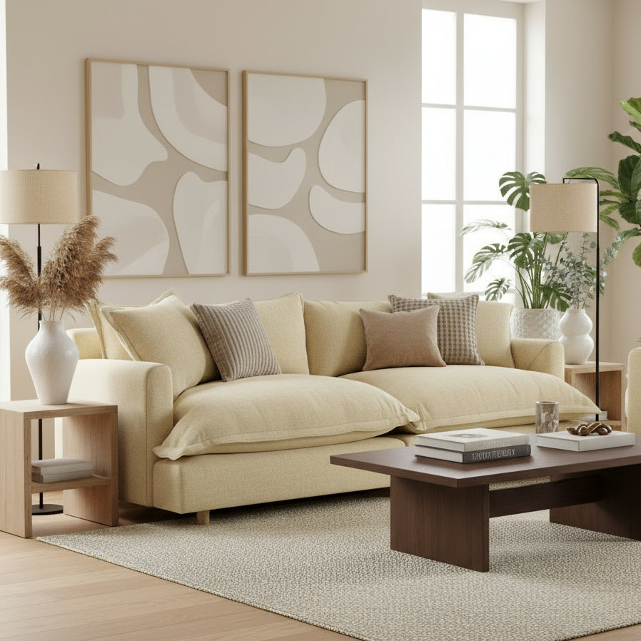 Chloe 3 Seater-Honey