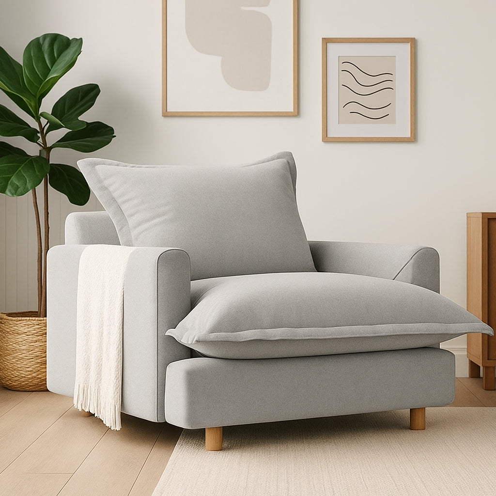 Chloe Armchair-Alabaster