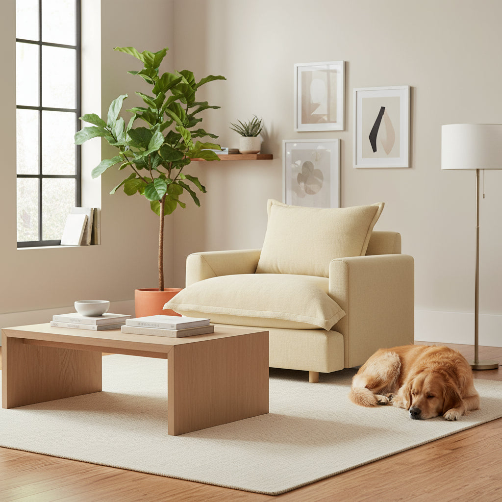 Chloe Armchair-Honey