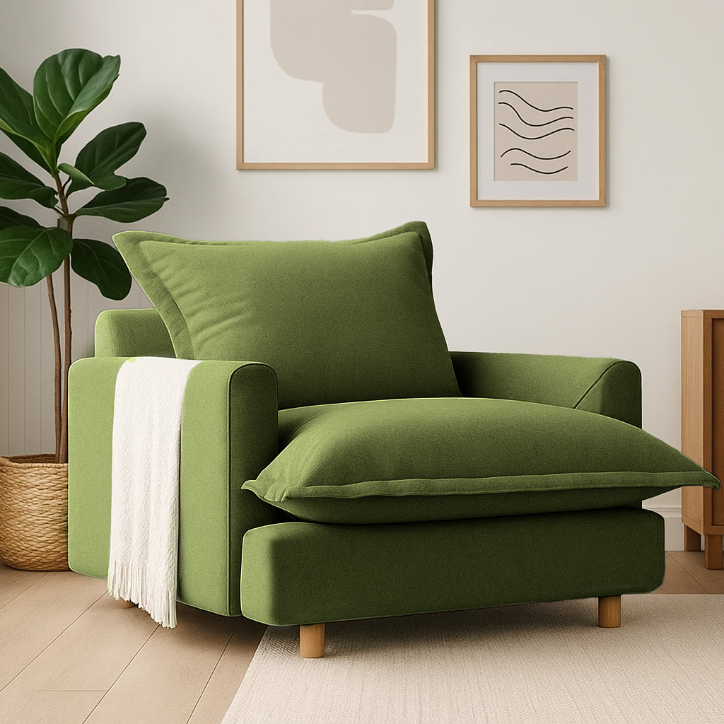 Chloe Armchair-Olive