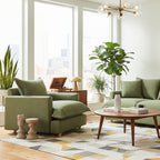 Chloe 1.25 Seater-Olive