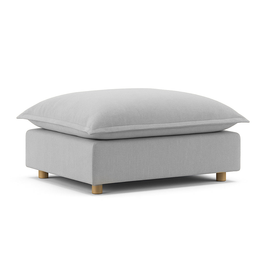 Chloe Footstool Square-Alabaster