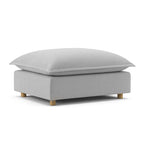 Chloe Footstool Square-Alabaster