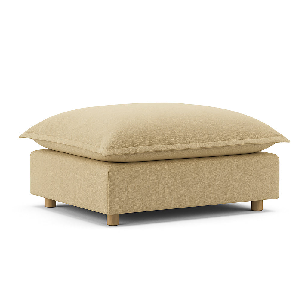 Chloe Footstool Square-Honey