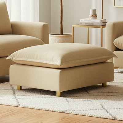 Chloe Footstool Large-Honey hover image