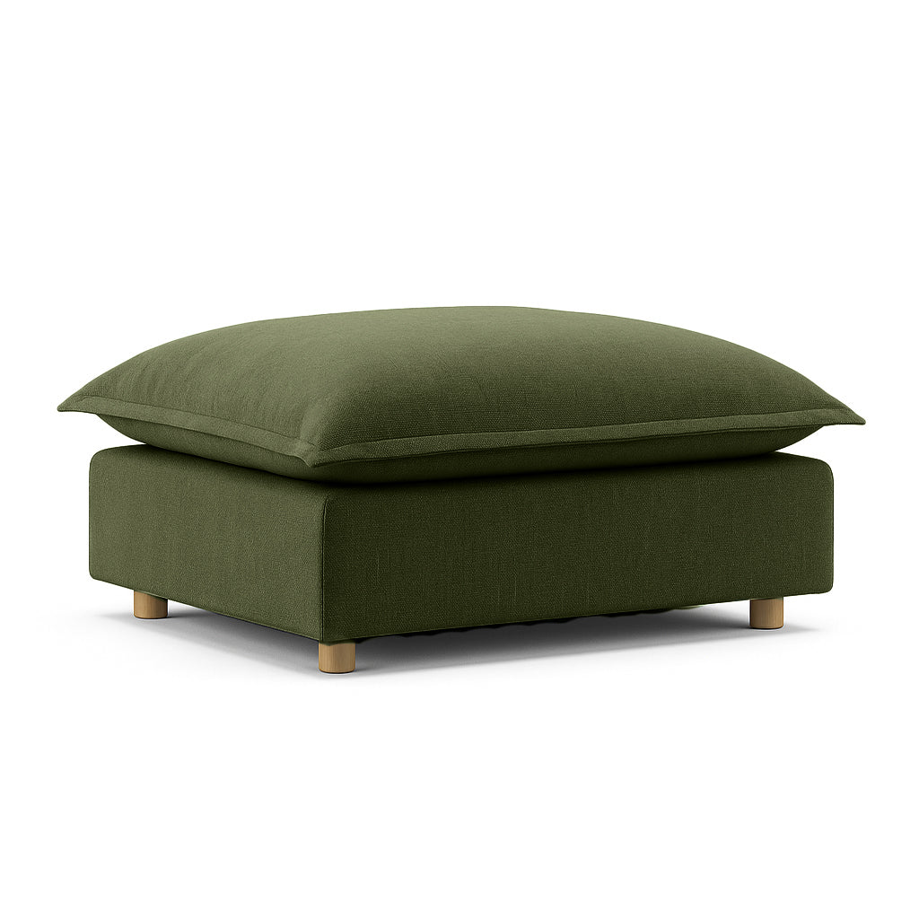 Chloe Footstool Large-Olive