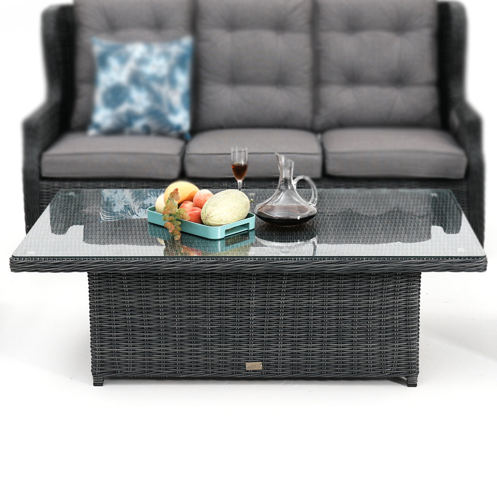 Buenos Aires Coffee Table Castle Grey Wicker