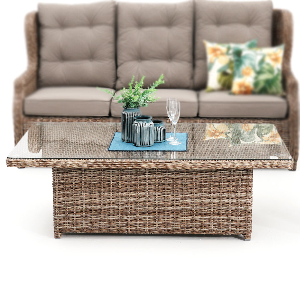 Buenos Aires Outdoor Wicker Coffee Table-Marina