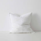 Como Square Linen Cushion 50cm x50cm-Snow