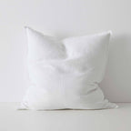 Como European Linen Cushion 60cm x 60cm-Snow