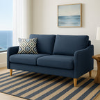 Converse 2 Piece Sofa Set 2.5 Seater and 2 Seater-Denim