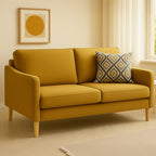 Converse 2 Piece Sofa Set 2.5 Seater and 2 Seater-Honey