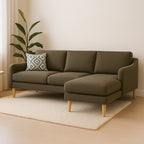 Converse 3 Seater Fabric Sofa with Reversible Chaise