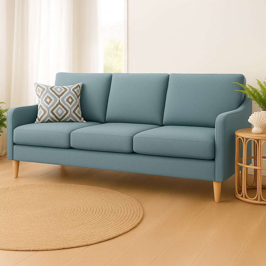 Converse 2 Piece Sofa Set 3 Seater and 2 Seater-Cool Mint