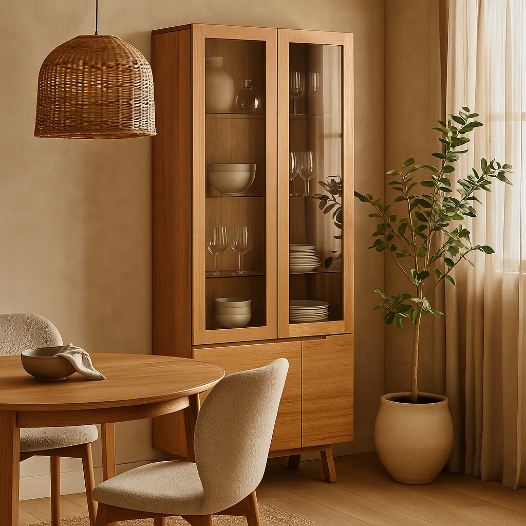 Evolve Display Cabinet-Clear Lacquer