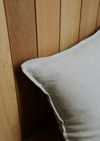 Como Square Linen Cushion 50cm x50cm-Snow