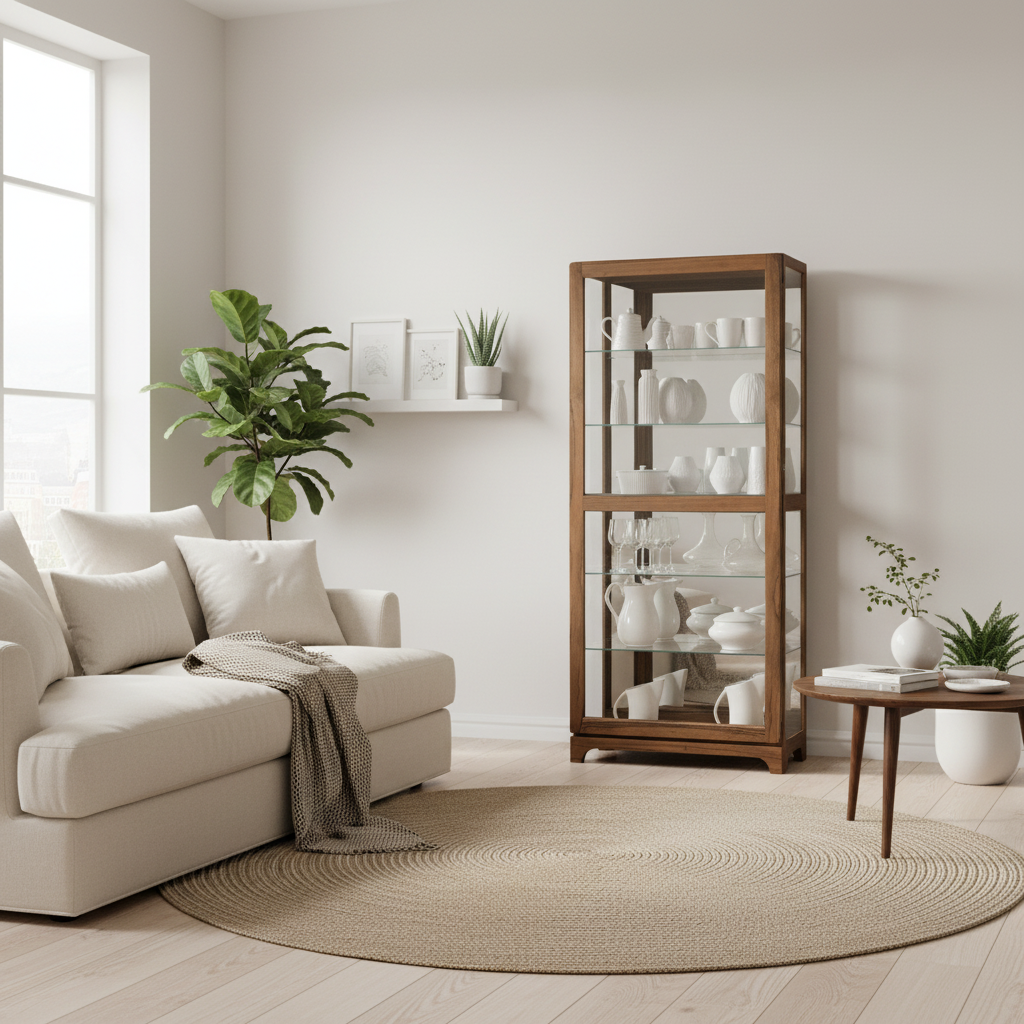 Barossa Display Cabinet Marri-Clear Lacquer