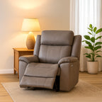 Donnington Leather Power Recliner Triple Motor-Platinum