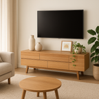 Evolve Entertainment Unit-Clear Lacquer