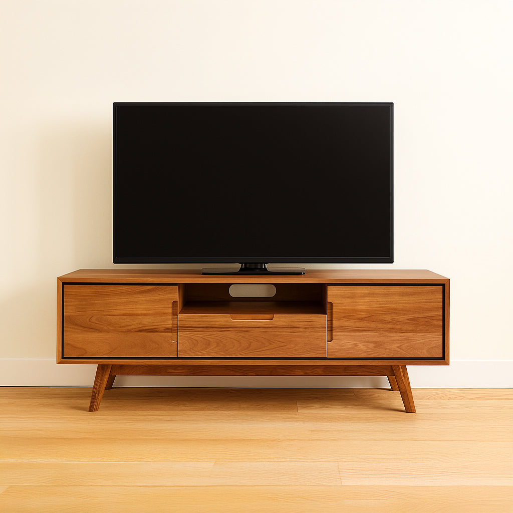 Echuca 1520 Entertainment Unit-Clear Lacquer