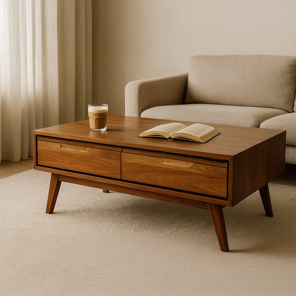 Echuca Coffee Table-Clear Lacquer