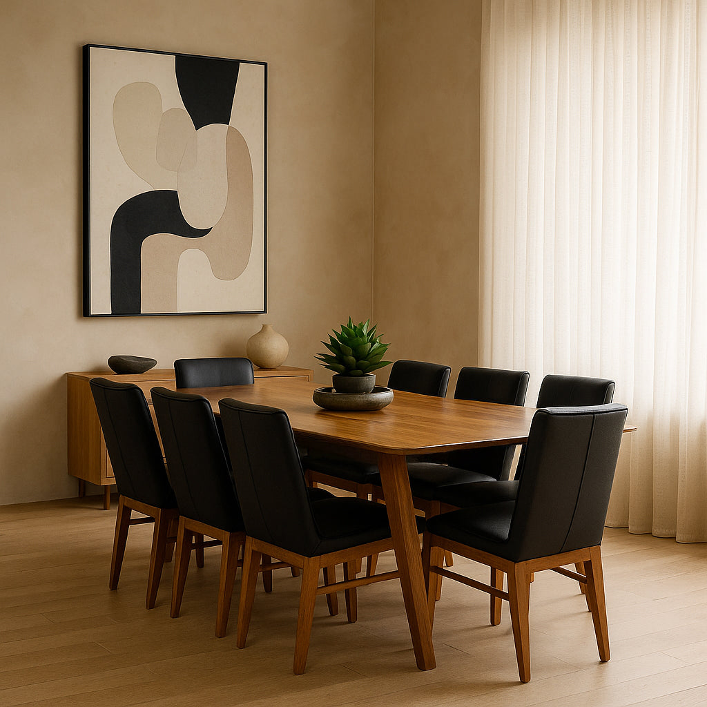 Echuca 2400 Dining Table-Clear Lacquer