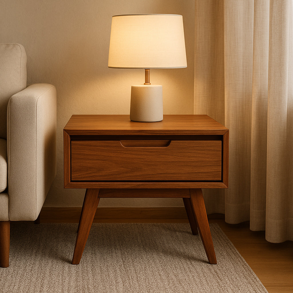 Echuca Lamp Table-Clear Lacquer