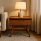 Echuca Lamp Table-Clear Lacquer