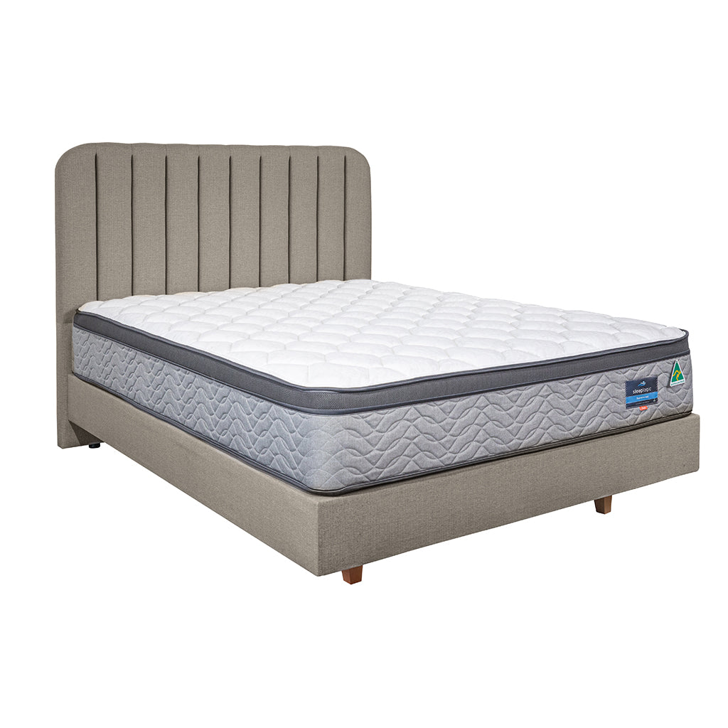 Emerald Bedhead Super King Size-Stone