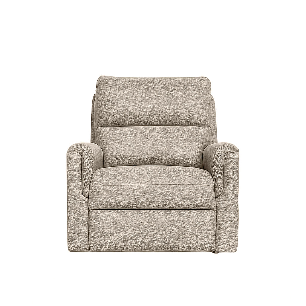 Erina 1.5 Seater Fabric Armchair-Eggshell