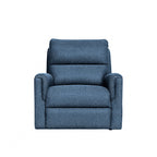 Erina 3 Piece Fabric Sofa Set with Manual Recliners-Sapphire