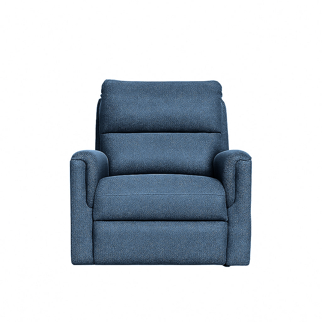 Erina 1.5 Seater Fabric Armchair-Sapphire