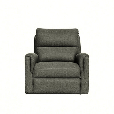 Erina Fabric Manual Recliner-Shadow