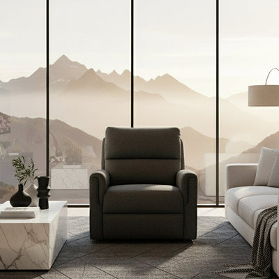 Erina Fabric Manual Recliner-Shadow hover image