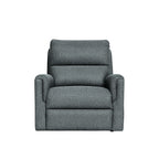 Erina Fabric Manual Recliner-Slate
