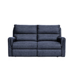 Erina 3 Piece Fabric Sofa Set with Manual Recliners-Navy