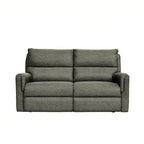 Erina 3 Piece Fabric Sofa Set with Manual Recliners-Shadow