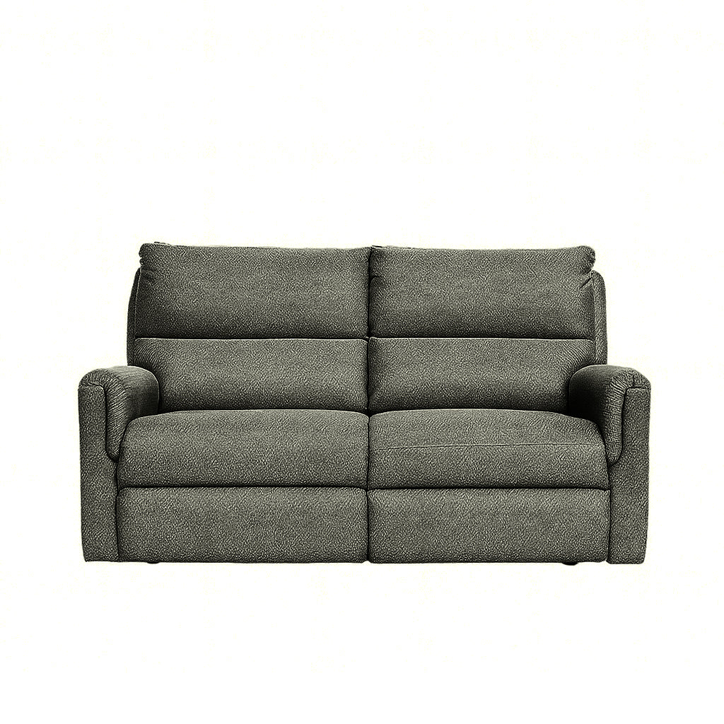 Erina 3 Piece Fabric Sofa Set with Power Recliners-Shadow