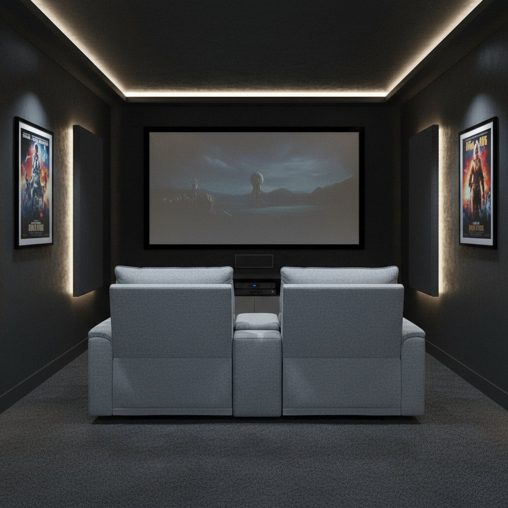 Erina 2 Seater Fabric Sofa with Console Table-Denim