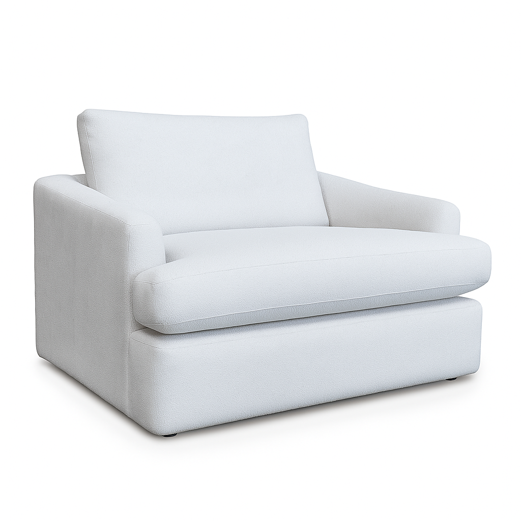 Esperance 1.5 Seater Fabric Sofa Standard- Glacier