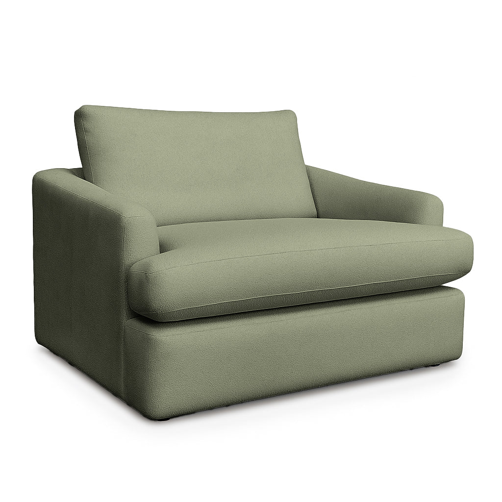 Esperance 1.5 Seater Fabric Sofa Large-Sage