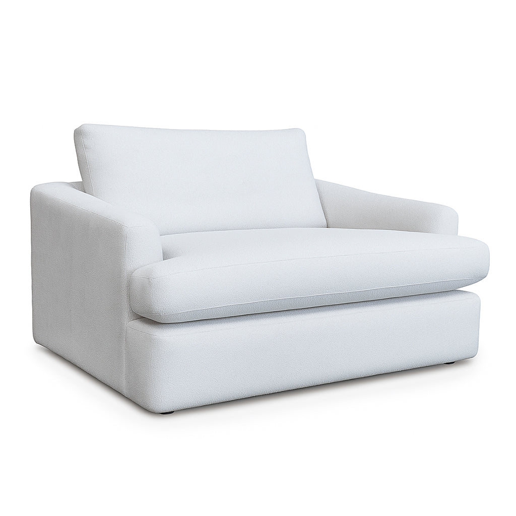 Esperance 1.5 Seater Fabric Sofa Large-Glacier