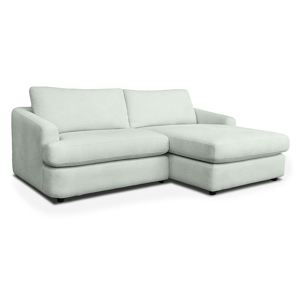 Esperance Fabric 2 Seater with Small Chaise-Pumice