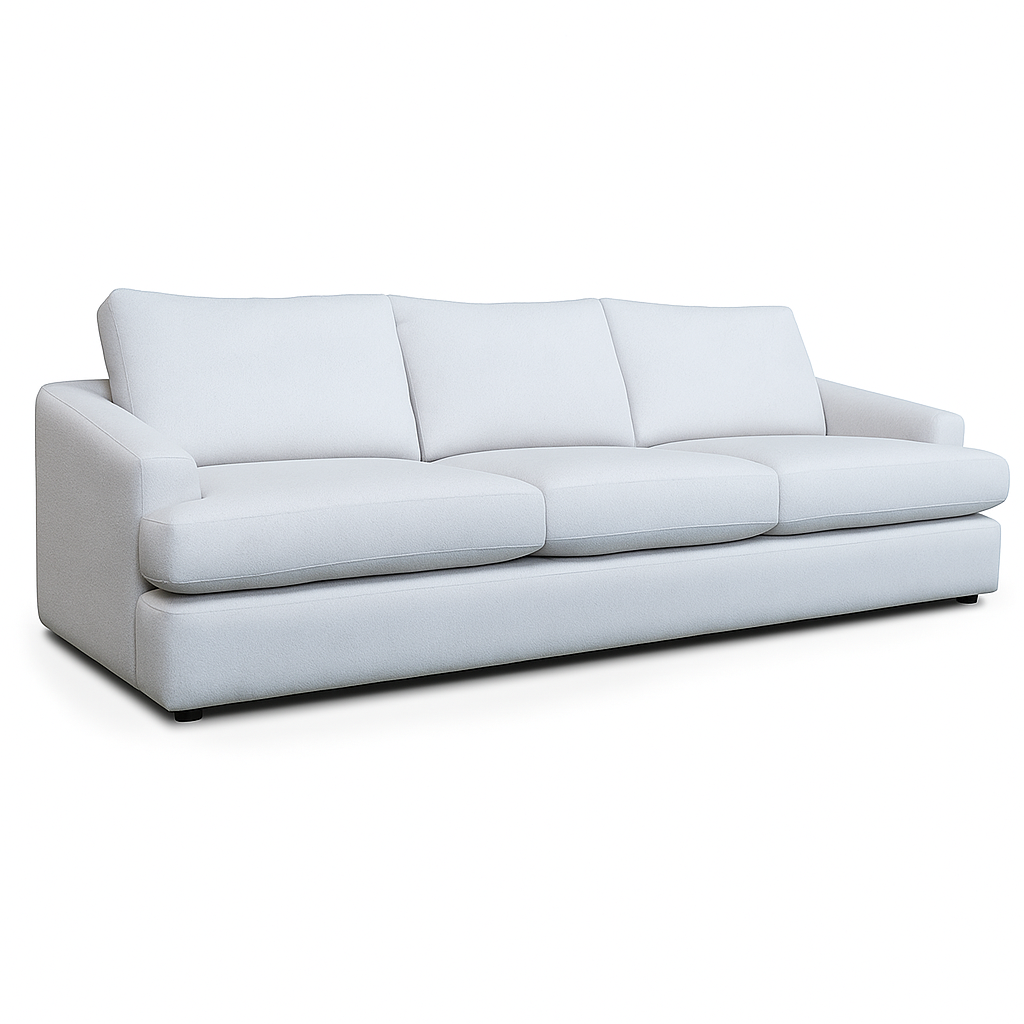 Esperance 3.5 Seater Fabric Sofa-Glacier